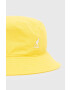 Kangol Bavlnený klobúk Washed Bucket K4224HT WHITE K4224HT-WHITE žltá farba bavlnený - Pepit.sk