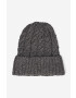 Kangol Čiapka Cable Beanie HEATHER K3376HT-TANHEATHER šedá farba z hrubej pleteniny - Pepit.sk