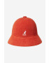 Kangol Klobúk Bermuda Casual 0397BC.CHERRY-CHERR.GLOW červená farba - Pepit.sk