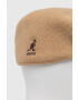 Kangol Vlnená čiapka 0258BC.CM227-CM227 béžová farba vlnená - Pepit.sk