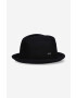 Kangol Vlnený klobúk Polished Player K4385 BLACK čierna farba vlnený - Pepit.sk