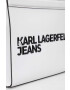 Karl Lagerfeld Jeans Kabelka biela farba - Pepit.sk