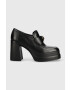 Kurt Geiger London Kožené lodičky Stomp Heeled Loafer - Pepit.sk