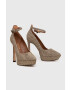 Kurt Geiger London Lodičky Shoreditch zlatá farba 9557240609 - Pepit.sk