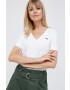 Lacoste Bavlnené tričko TF8392-CPM biela farba - Pepit.sk