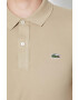 Lacoste Bavlnené polo tričko PH4012-001 béžová farba jednofarebné - Pepit.sk