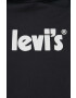 Levi's Bavlnená mikina 38479.0079-Blacks pánska čierna farba s potlačou - Pepit.sk