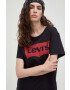 Levi's Bavlnené tričko 17369.0201-BLACK čierna farba - Pepit.sk