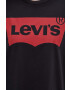 Levi's Bavlnené tričko 17369.0201-BLACK čierna farba - Pepit.sk