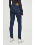 Levi's Rifle 721 HIGH RISE SKINNY dámske tmavomodrá farba - Pepit.sk