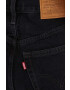 Levi's Rifle RIBCAGE WIDE LEG H223 dámske čierna farba - Pepit.sk