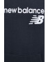 New Balance Mikina WT03810BK dámska čierna farba jednofarebná - Pepit.sk