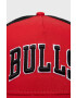 New Era Šiltovka Chicago Bulls červená farba s nášivkou 60364215 - Pepit.sk