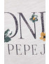 Pepe Jeans Bavlnené tričko béžová farba - Pepit.sk