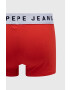 Pepe Jeans Boxerky 2-pak pánske červená farba - Pepit.sk