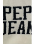 Pepe Jeans Detský sveter s prímesou vlny béžová farba teplý - Pepit.sk