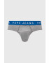 Pepe Jeans Slipy 2-pak pánske šedá farba - Pepit.sk