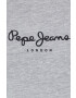 Pepe Jeans Tričko s dlhým rukávom dámske šedá farba - Pepit.sk