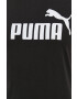 Puma Bavlnené tričko 586774 čierna farba - Pepit.sk