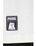 Puma Bavlnené tričko X RIPNDIP béžová farba s potlačou - Pepit.sk