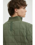 Rains Bunda 18180 Liner High Neck Jacket zelená farba prechodná - Pepit.sk