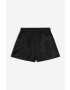 Rains Šortky Shorts W Wide 18950-BLACK. čierna farba jednofarebné - Pepit.sk