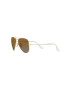 Ray-Ban Detské slnečné okuliare Junior Aviator hnedá farba 0RJ9506S-Polarized - Pepit.sk