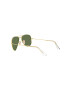 Ray-Ban Detské slnečné okuliare Junior Aviator zelená farba 0RJ9506S-Polarized - Pepit.sk