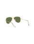 Ray-Ban Detské slnečné okuliare Junior Aviator zelená farba 0RJ9506S-Polarized - Pepit.sk