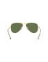 Ray-Ban Detské slnečné okuliare Junior Aviator zelená farba 0RJ9506S-Polarized - Pepit.sk