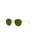 Ray-Ban Detské slnečné okuliare Round Kids zelená farba 0RJ9547S-Polarized - Pepit.sk