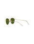 Ray-Ban Detské slnečné okuliare Round Kids zelená farba 0RJ9547S-Polarized - Pepit.sk