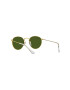 Ray-Ban Detské slnečné okuliare Round Kids zelená farba 0RJ9547S-Polarized - Pepit.sk