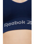 Reebok Športová podprsenka F9782 tmavomodrá farba jednofarebná - Pepit.sk