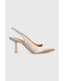 Steve Madden Lodičky Lustrous béžová farba s otvorenou pätou SM11002088 - Pepit.sk