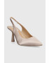 Steve Madden Lodičky Lustrous béžová farba s otvorenou pätou SM11002088 - Pepit.sk