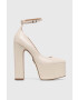 Steve Madden Lodičky Skyrise béžová farba na platforme SM11002238 - Pepit.sk