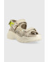 Steve Madden Sandále Muster dámske šedá farba na platforme SM19000028 - Pepit.sk