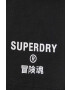 Superdry Bavlnené šortky dámske šedá farba s nášivkou vysoký pás - Pepit.sk