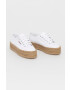 Superga Espadrilky biela farba na platforme - Pepit.sk