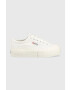 Superga Tenisky 2631 STRIPE PLATFORM dámske biela farba S5111SW - Pepit.sk