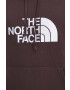 The North Face Bavlnená mikina Drew Peak Hoodie pánska hnedá farba s kapucňou s nášivkou NF00AHJYI0I1 - Pepit.sk