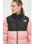 The North Face Bunda Cropped Saikuru dámska ružová farba zimná NF0A853MOF61 - Pepit.sk