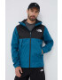 The North Face Bunda MOUNTAIN Q JACKET pánska tyrkysová farba prechodná - Pepit.sk