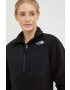 The North Face Mikina Womens Denali Cropped Fleece dámska čierna farba NF0A7WXYJK31 - Pepit.sk