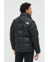 The North Face Páperová bunda MENS LHOTSE JACKET pánska čierna farba zimná - Pepit.sk