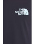 The North Face Športová mikina Tekno Logo čierna farba s kapucňou s potlačou - Pepit.sk