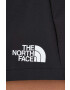 The North Face Športové krátke nohavice Mountain Athletics dámske čierna farba jednofarebné stredne vysoký pás - Pepit.sk