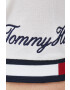 Tommy Hilfiger Bavlnené polo tričko biela farba s nášivkou - Pepit.sk