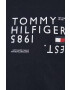 Tommy Hilfiger Bavlnené tričko tmavomodrá farba s potlačou - Pepit.sk